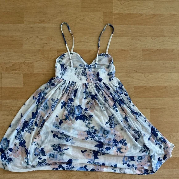 Free People white floral tunic top - Picture 4 of 8